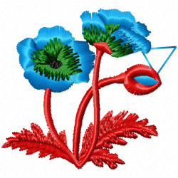 Flowers Embroidery Design 8 Flowers Embroidery Design 8